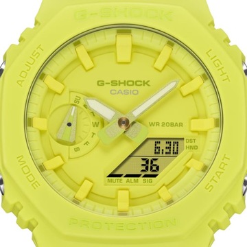 Kolorowy sportowy zegarek męski Casio G-SHOCK GA-2100 +Box + Grawer gratis