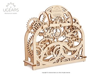 Piękne Puzzle 3D Drewniane Ruchomy Teatr uGEARS
