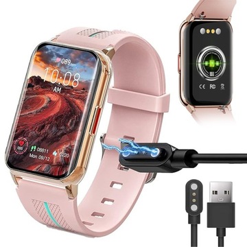 SMARTWATCH DLA KOBIET KOMPATYBILNY Z IOS 10/ ANDROIDEM 5.0 IP68 WODOODPORNY