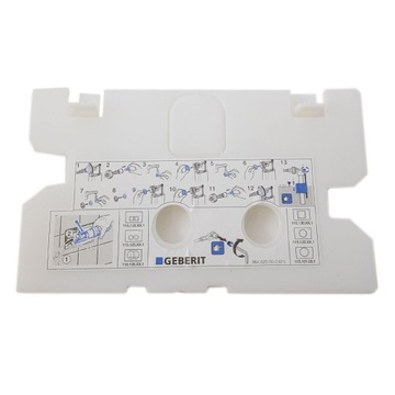 GEBERIT DUOFIX BASIC UP100 - КНОПОЧНАЯ ПАНЕЛЬ