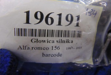 ALFA ROMEO 156 2.0 16V HLAVA MOTORU 60599491