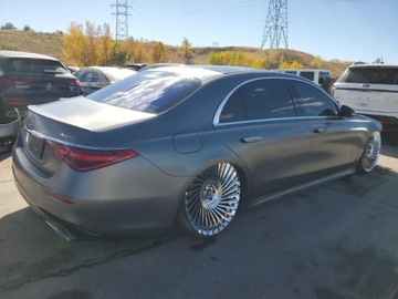 Mercedes 2022 Mercedes-Benz Klasa S 580 4Matic 2022 4.0l 4.0 Benzyna 496KM, zdjęcie 3
