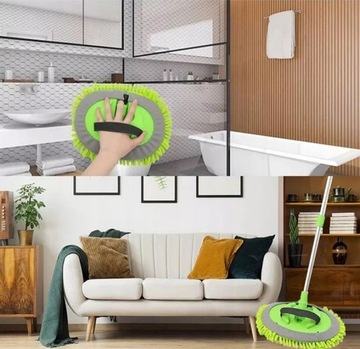 ТЕЛЕСКОПИЧЕСКАЯ ЩЕТКА ДЛЯ МОЙКИ АВТОМОБИЛЯ 2 В 1