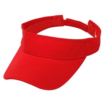 Męskie czapki sportowe z daszkiem przeciwsłonecznym z czystej bawełny, golf, tenis, bieganie, czerwone