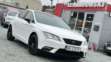 Seat Leon III Hatchback 1.4 TSI 122KM 2014 Seat Leon Benzyna Zarejestrowany Ubezpieczony