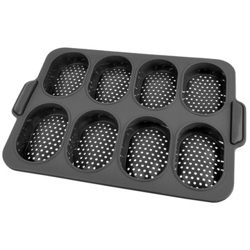 СИЛИКОНОВАЯ ФОРМА ДЛЯ ВЫПЕЧКИ БУЛОЧЕК НА 8 БУЛОЧЕК