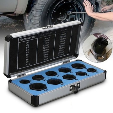 КОМПЛЕКТ ИНСТРУМЕНТОВ ДЛЯ СНЯТИЯ БОЛТОВ ДЛЯ ОБНАРУЖЕНИЯ ПОВРЕЖДЕННЫХ ГАЙК