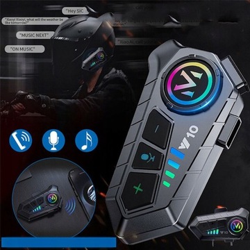 МОТОЦИКЛ ИНТЕРКОМ ГАРНИТУРА СВЯЗЬ BLUETOOTH ШЛЕМ ИНТЕРКОМ