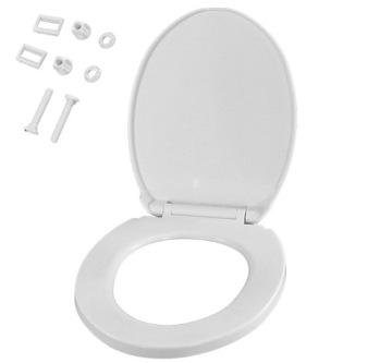 DESKA SEDESOWA DO WC WOLNOOPADAJĄCA UNIWERSALNA BIAŁA TWARDA WYPINANA