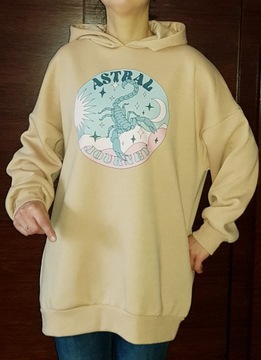 Bluza hoodie kaptur S M L XL oversize + reserved