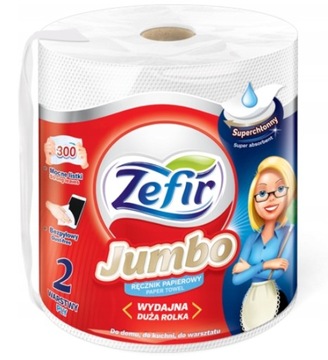 Ręcznik papierowy Duży 60M 100% celuloza 2 WARSTWY