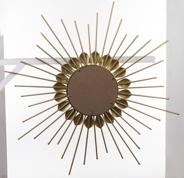 LUSTRO SŁOŃCE ZŁOTY METAL