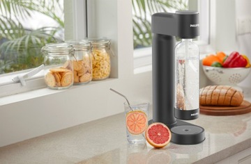 Сифон-сатуратор для газированной воды Philips черный