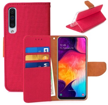 Etui Portfel Canvas do Samsung Galaxy A70
