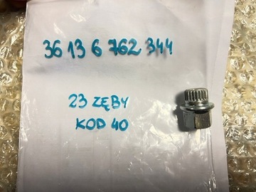 BMW NAKŁADKA ADAPTER ZŁODZIEJKA ŚRUBY FELG 23 ZĘBY