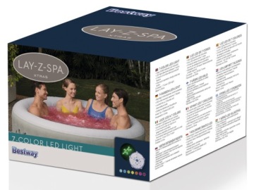 СВЕТОДИОДНАЯ ЛАМПА ДЛЯ СПА, ДЖАКУЗИ, БАССЕЙНА, НА АККУМУЛЯТОРАХ BESTWAY LAY-Z-SPA LAMP