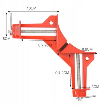 4 ШТ. УГЛОВОЙ ЗАЖИМ ДЛЯ ТИСЦОВ УГЛОВОЙ РУЧКИ
