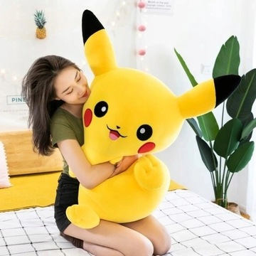 DUŻY PIKACHU PIKACZU PLUSZAK PRZYTULANKA MIŚ 80cm
