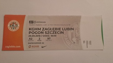 ZAGŁĘBIE LUBIN - POGOŃ SZCZECIN 29-09-2018