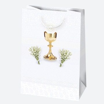 Декоративная сумка Чаша для причастия из ландышей 29х40х12см