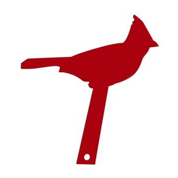 No Tools Needed Mailbox Flag Replacement, Cardinal