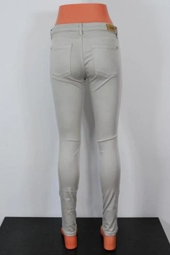 Spodnie rurki szare ZARA jeansowe 34 xs