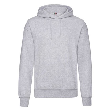 FRUIT BLUZA MĘSKA KANGURKA Z KAPTUREM HEA GREY XL