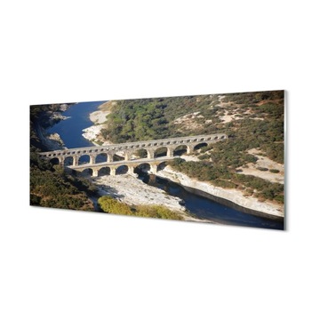 Lacobel pod szafkę Rzym Akwedukty rzeka 125x50 cm