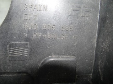 SEAT IBIZA IV 6J PRZÓD 2008-2012 LS1T MASKA BŁOTNIK PAS LAMPA