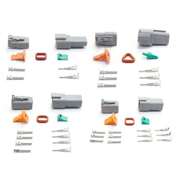 АВТОМОБИЛЬНЫЙ КОМПЛЕКТ ГЕРМЕТИЧНЫХ СОЕДИНИТЕЛЕЙ DT ВОДОНЕПРОНИЦАЕМЫЕ РАЗЪЕМЫ 185 ШТ.