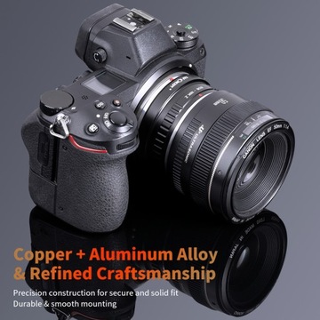 Адаптер CANON EOS EF EF-S для NIKON Z Z5 Z6 Z7 Z9 Z30 Z50 K&F