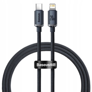 Kabel Typ C do Apple Lightning BASEUS PD 20W 2m przewód do iPhone 200cm