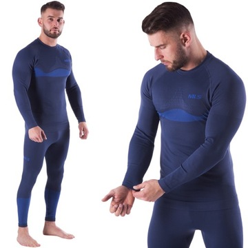 BIELIZNA MĘSKA TERMOAKTYWNA TERMICZNA KOMPLET L/XL