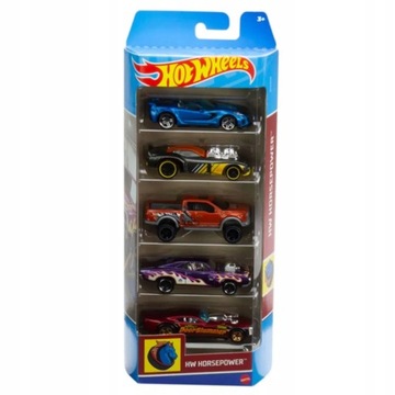 HOT WHEELS HW HORSEPOWER HFV94 5-PAK RESORAKI 1:64