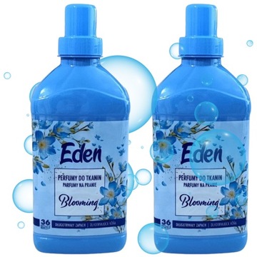 Perfumy do tkanin Płyn do płukania EDEN BLOOMING niebieskie 720 ml 36 prań