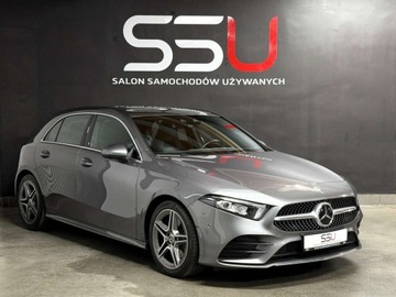 Mercedes Klasa A W177/V177 Hatchback 2.0 220 190KM 2019 Mercedes-Benz Klasa A A220 4Matic AMG Head-Up Skora Full Led Alu 18 Gwaran, zdjęcie 9