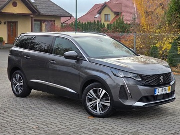 Peugeot 5008 II Crossover 1.5 BlueHDI 130KM 2020 Peugeot 5008 LIFT, Zadbany, alufelgi, nawigacja, BOGATA WERSJA, automat