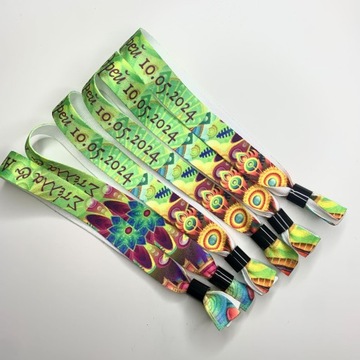 МАТЕРИАЛ БРАЛЕТЫ С ПРИНТАМИ ДЛЯ КОНЦЕРТОВ, МЕРОПРИЯТИЙ И ВЕЧЕРИНОК 15 ММ ПОЛНОЦВЕТНЫЕ