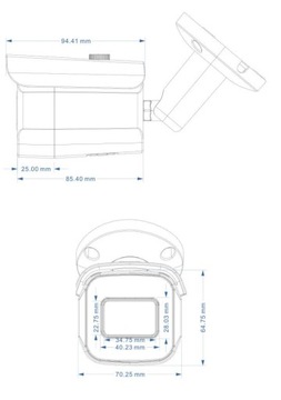 Уличная IP-камера PoE, 5 Мп, 30 м, ИК, 2,8 мм, слот MicroSD до 512 ГБ, IP67