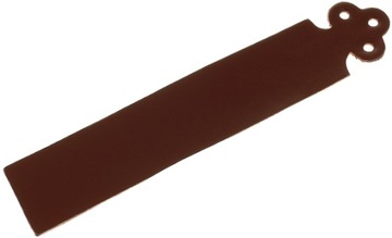 Закладка кожаная, натуральная кожа RED.