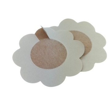 Наклейки на соски, пластыри на соски, накладки на соски, наклейки на грудь, БЕЖЕВЫЙ