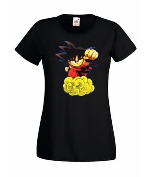 XS KOSZULKA DAMSKA DRAGON BALL GOKU ANIME WZORY