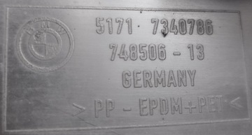 131 BMW 5 G30 G31 PODBĚH PRAVÉ PŘEDNÍ DÍL 7340786