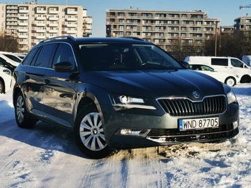 Skoda Superb III Liftback 2.0 TDI 150KM 2016 SKODA SUPERB III Kombi 2.0 TDI 150KM, Automat,SportLine, Podgrzewane fotele