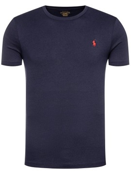 tshirt polo ralph lauren koszulka meska basic granatowa