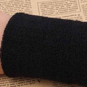 FROTKA NA RĘKĘ NADGARSTEK SPORTOWA OPASKA CZARNA SZEROKA TENIS PIŁKA 10 SZT