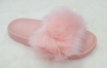 ТАПОЧКИ ТЁПЛЫЕ С МЕХОМ, РОЗОВЫЕ СВЕТЛЫЕ, размер 40