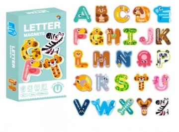 Puzzle Magnetyczne Litery zabawka edukacyjna