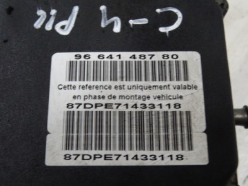 НАСОС АБС CITROEN C4 PICASSO