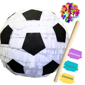 PINIATA PIŁKA NA URODZINY PINATA FOOTBALL GRATISY